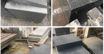 眉山 芝麻黑地铺石材