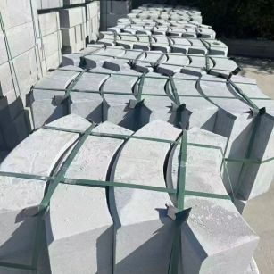 眉山 芝麻灰弧形路沿石