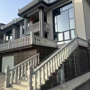 眉山 芝麻白别墅阳台栏杆，楼梯栏杆