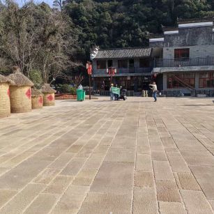 眉山仿古石铺装效果