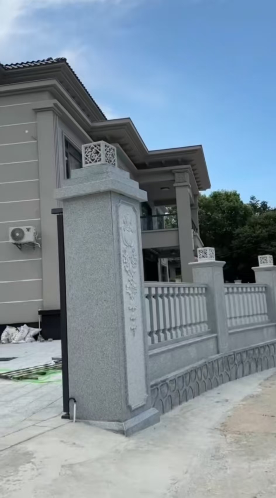 眉山 芝麻白别墅围墙栏杆，私人订制