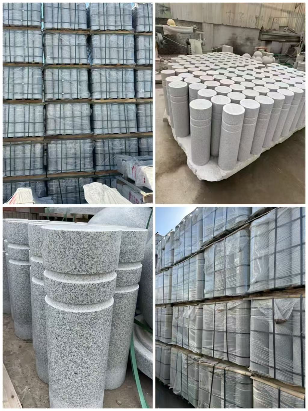 眉山 芝麻白花岗岩挡车柱、隔离柱多少钱