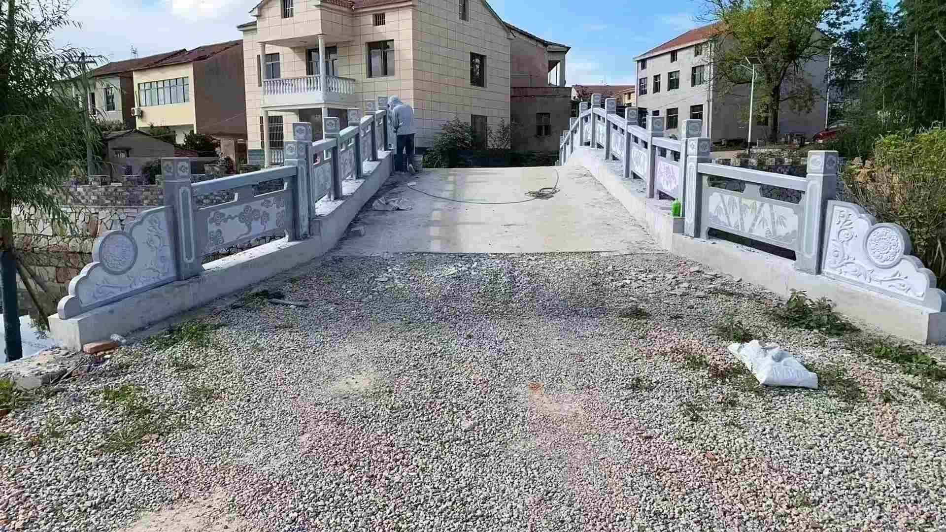 眉山 芝麻灰花岗岩桥栏杆